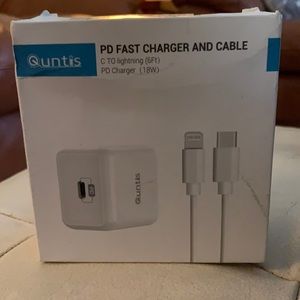 iPhone/IPad fast charger and cable